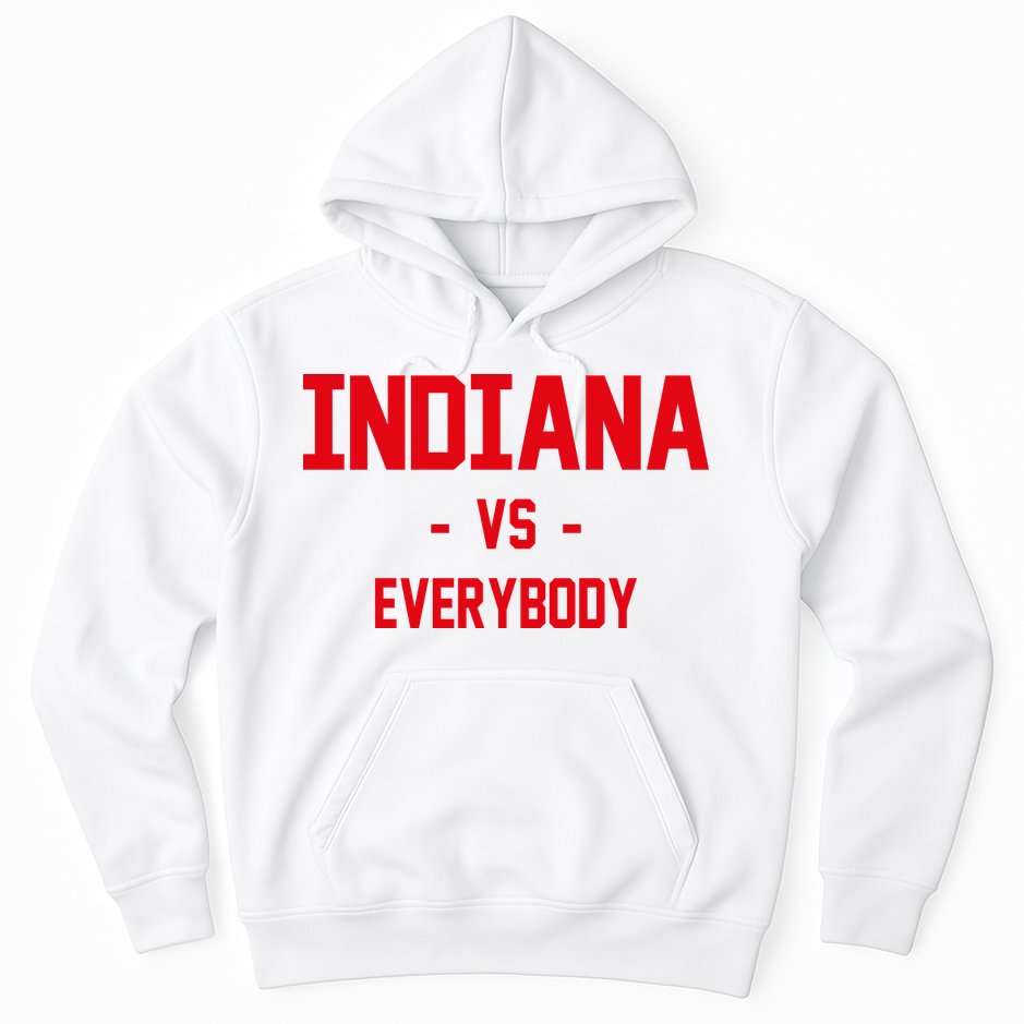 Indiana Vs Everybody (Red) Hoodie