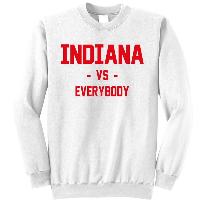 Indiana Vs Everybody (Red) Sweatshirt