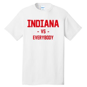 Indiana Vs Everybody (Red) Tall T-Shirt