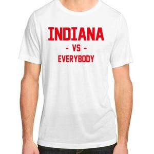 Indiana Vs Everybody (Red) Adult ChromaSoft Performance T-Shirt