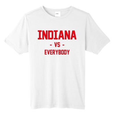 Indiana Vs Everybody (Red) Tall Fusion ChromaSoft Performance T-Shirt