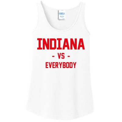 Indiana Vs Everybody (Red) Ladies Essential Tank