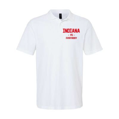 Indiana Vs Everybody (Red) Softstyle Adult Sport Polo