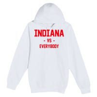 Indiana Vs Everybody (Red) Premium Pullover Hoodie