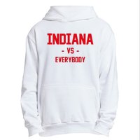 Indiana Vs Everybody (Red) Urban Pullover Hoodie