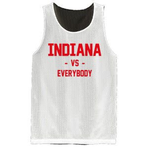 Indiana Vs Everybody (Red) Mesh Reversible Basketball Jersey Tank