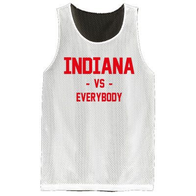 Indiana Vs Everybody (Red) Mesh Reversible Basketball Jersey Tank