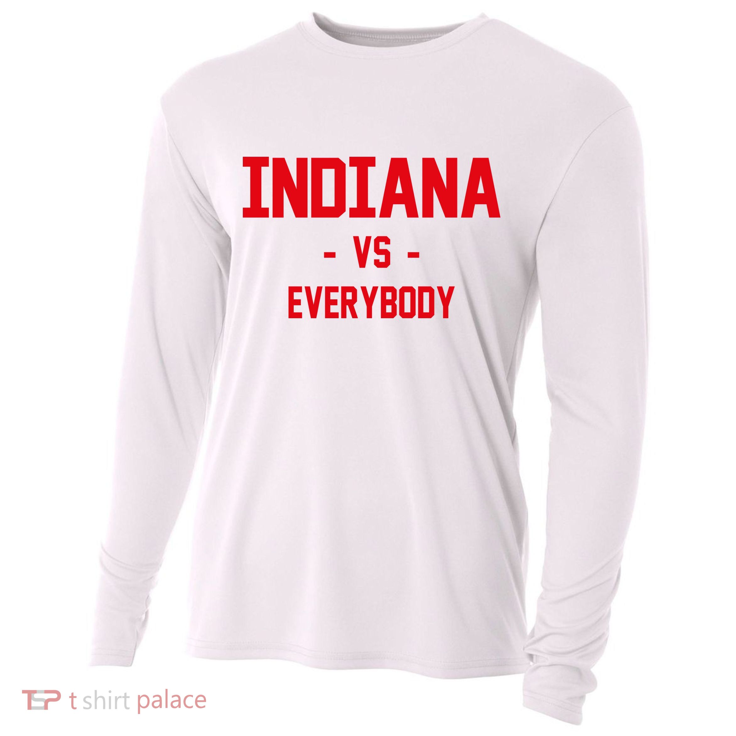 Indiana Vs Everybody (Red) Cooling Performance Long Sleeve Crew