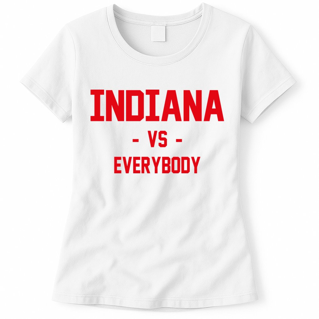 Indiana Vs Everybody (Red) Womens T-Shirt