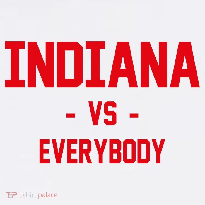Indiana Vs Everybody (Red) Kids T-Shirt