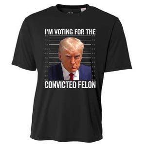 IM Voting For The Convicted Felon Funny Pro 2024 Cooling Performance Crew T-Shirt