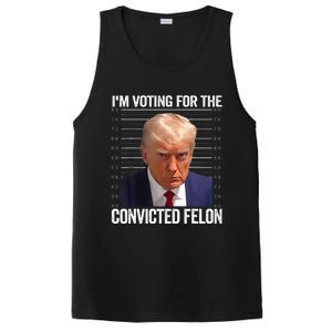 IM Voting For The Convicted Felon Funny Pro 2024 PosiCharge Competitor Tank