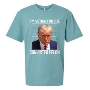 IM Voting For The Convicted Felon Funny Pro 2024 Sueded Cloud Jersey T-Shirt