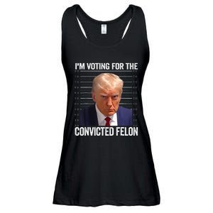 IM Voting For The Convicted Felon Funny Pro 2024 Ladies Essential Flowy Tank