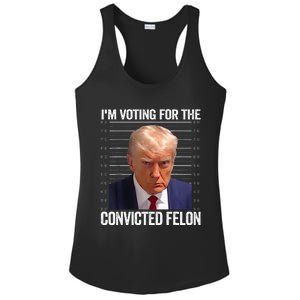 IM Voting For The Convicted Felon Funny Pro 2024 Ladies PosiCharge Competitor Racerback Tank