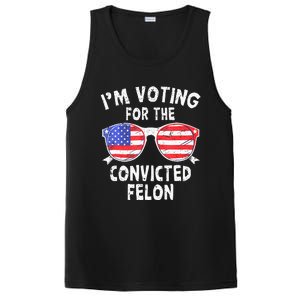 IM Voting For The Convicted Felon Funny Pro 2024 PosiCharge Competitor Tank