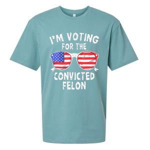 IM Voting For The Convicted Felon Funny Pro 2024 Sueded Cloud Jersey T-Shirt