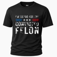 IM Voting For The Convicted Felon Funny Pro 2024 Cooling Performance Crew T-Shirt