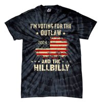 IM Voting For The Outlaw And The Hillbilly 2024 Us Flag Gift Tie-Dye T-Shirt