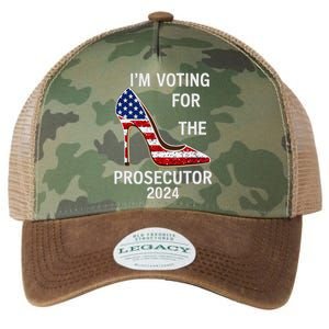 I’M Voting For The Prosecutor High Heel Stilettos Us Flag Legacy Tie Dye Trucker Hat