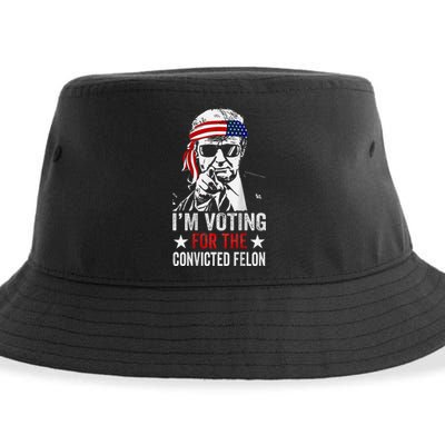 IM Voting For The Convicted Felon Sustainable Bucket Hat