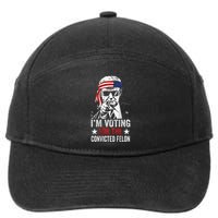IM Voting For The Convicted Felon 7-Panel Snapback Hat