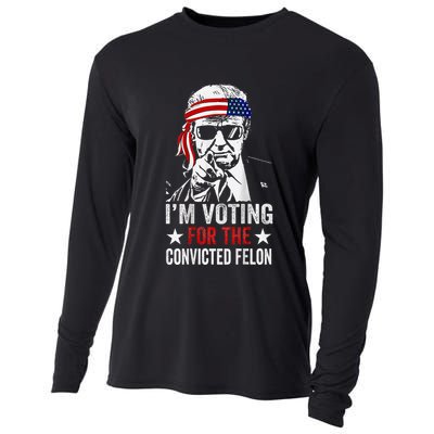 IM Voting For The Convicted Felon Cooling Performance Long Sleeve Crew
