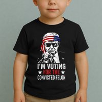 IM Voting For The Convicted Felon Toddler T-Shirt