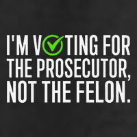 IM Voting For The Prosecutor Not The Felon Design Garment-Dyed Heavyweight T-Shirt