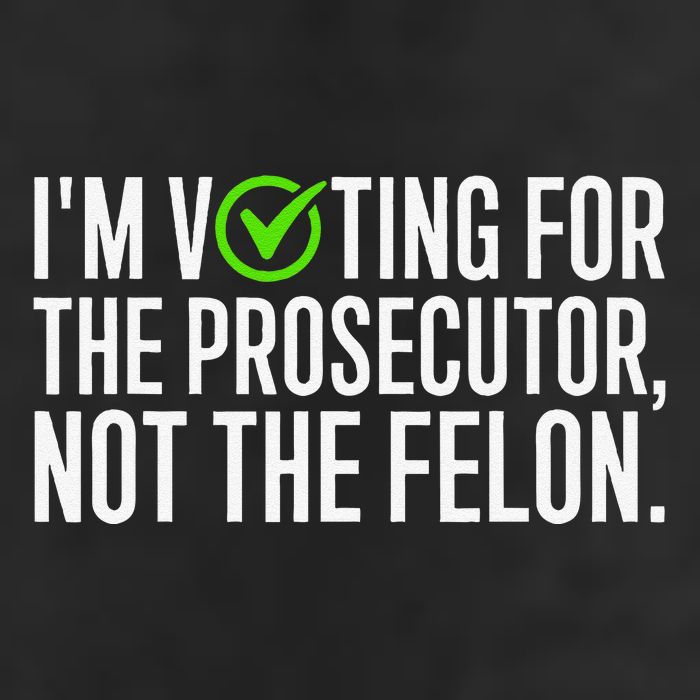 IM Voting For The Prosecutor Not The Felon Design Garment-Dyed Heavyweight T-Shirt