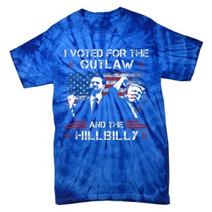 I Voted For The Outlaw And The Hillbilly Tie-Dye T-Shirt