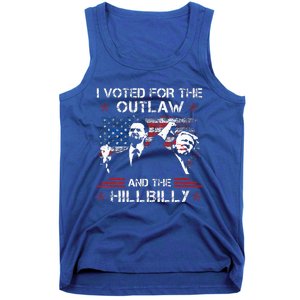 I Voted For The Outlaw And The Hillbilly Tank Top