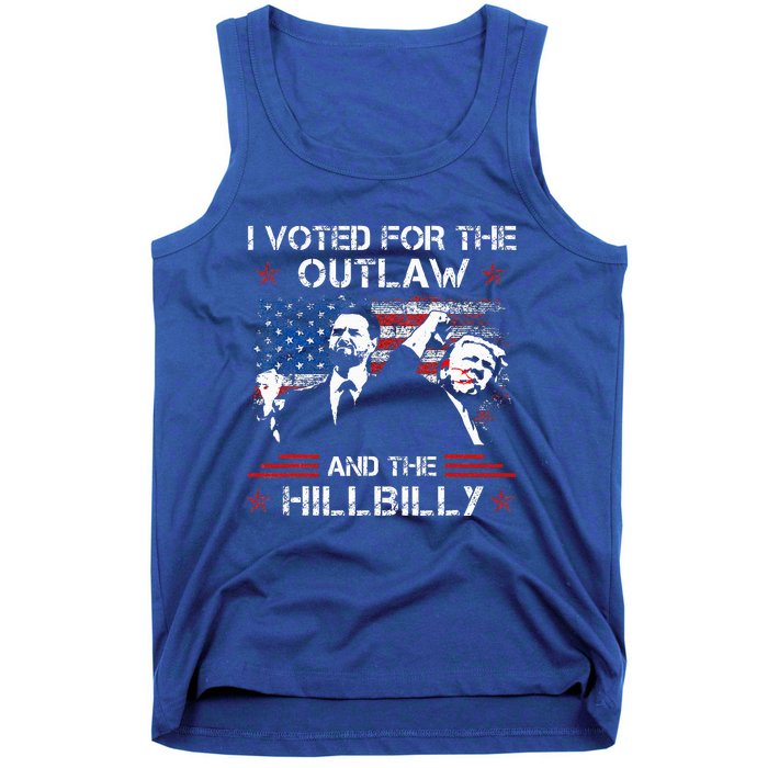 I Voted For The Outlaw And The Hillbilly Tank Top