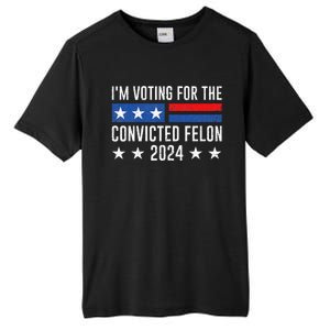 IM Voting Felon 2024 Voting For Felon Convicted Felon Tall Fusion ChromaSoft Performance T-Shirt