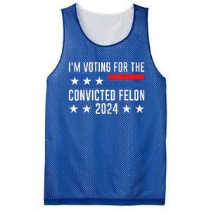 IM Voting Felon 2024 Voting For Felon Convicted Felon Mesh Reversible Basketball Jersey Tank