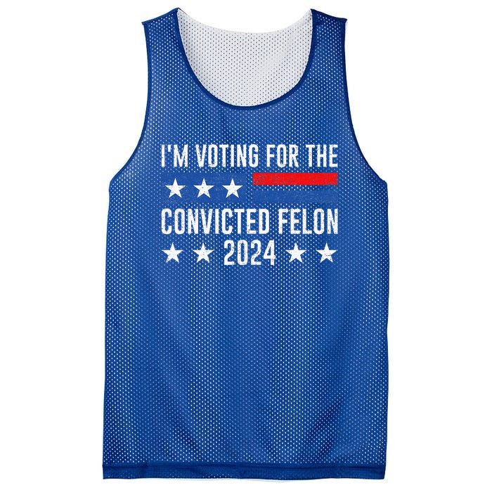 IM Voting Felon 2024 Voting For Felon Convicted Felon Mesh Reversible Basketball Jersey Tank