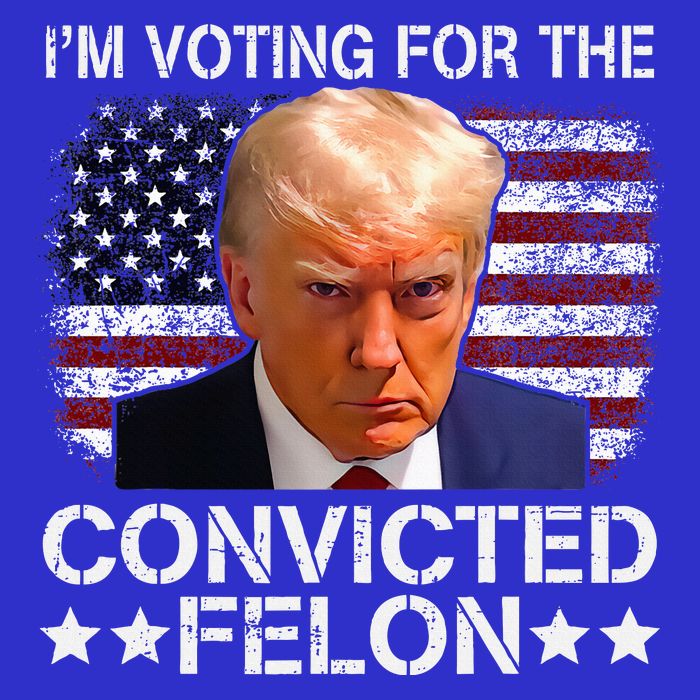 IM Voting For The Convicted Felon Trump Mugshot Pro Trump 16 in Basic Backpack