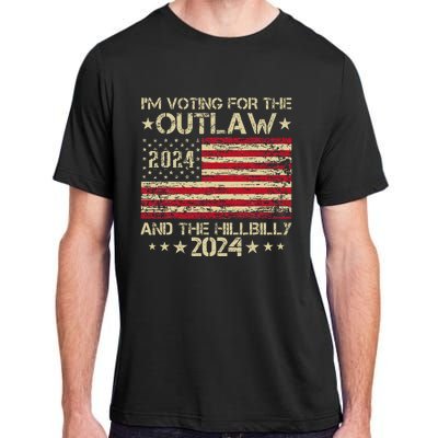 IM Voting For The Outlaw And The Hillbilly Adult ChromaSoft Performance T-Shirt