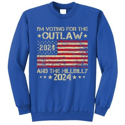 IM Voting For The Outlaw And The Hillbilly Tall Sweatshirt