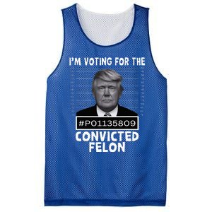 IM Voting For The Convicted Felon Trump Mugshot Pro Trump Mesh Reversible Basketball Jersey Tank