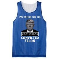 IM Voting For The Convicted Felon Trump Mugshot Pro Trump Mesh Reversible Basketball Jersey Tank