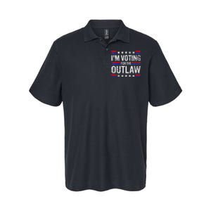 IM Voting For The Outlaw Softstyle Adult Sport Polo