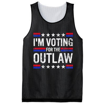 IM Voting For The Outlaw Mesh Reversible Basketball Jersey Tank