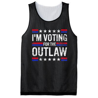 IM Voting For The Outlaw Mesh Reversible Basketball Jersey Tank