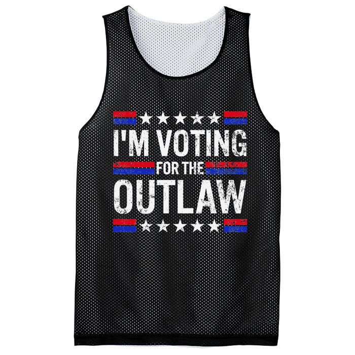 IM Voting For The Outlaw Mesh Reversible Basketball Jersey Tank