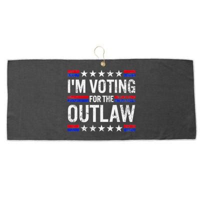 IM Voting For The Outlaw Large Microfiber Waffle Golf Towel