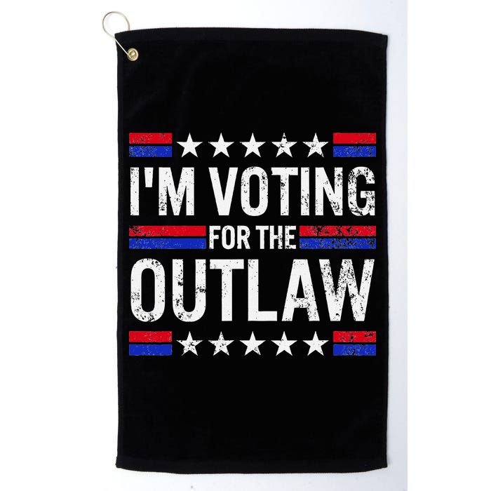IM Voting For The Outlaw Golf Towel