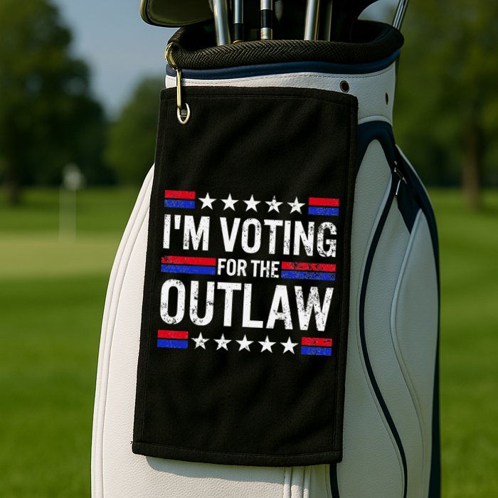 IM Voting For The Outlaw Golf Towel