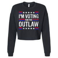 IM Voting For The Outlaw Cropped Pullover Crew