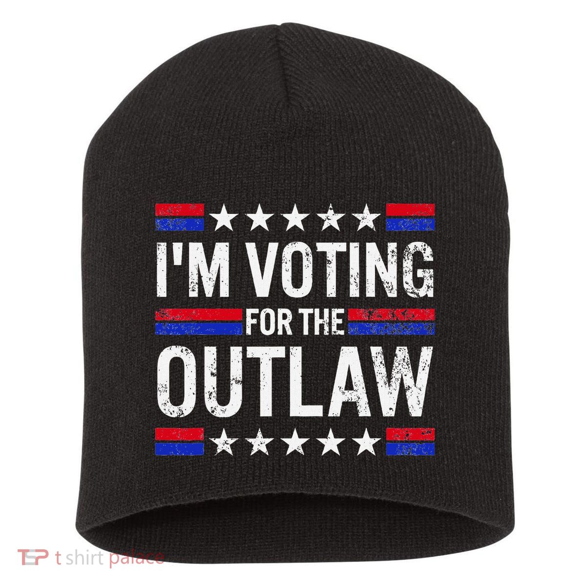 IM Voting For The Outlaw Short Acrylic Beanie